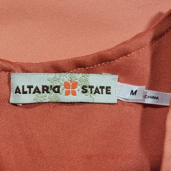 Altar'd State Scoop Neck Sleeveless A-line Dress Size Medium - Picture 5 of 12